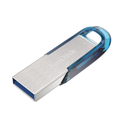 Накопичувач SanDisk Flair 128GB USB 3.0 Blue (SDCZ73-128G-G46B) купити в Україні: Київ, Львів, Хмельницький, Тернопіль, Івано-Франківськ | Низька ціна, відгуки, характеристики від TELEMART фото