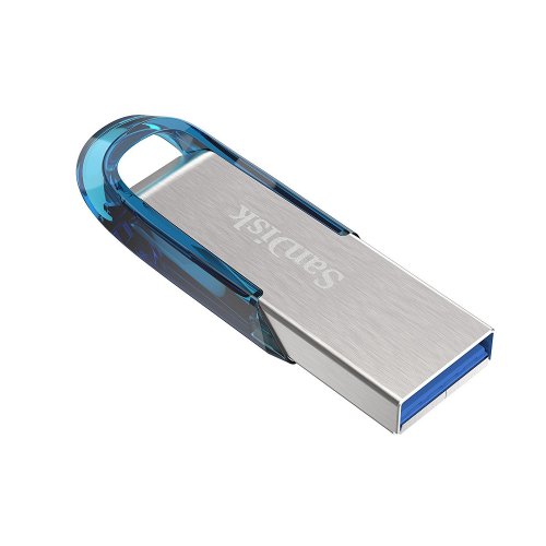 Накопичувач SanDisk Flair 128GB USB 3.0 Blue (SDCZ73-128G-G46B) купити в Україні: Київ, Львів, Хмельницький, Тернопіль, Івано-Франківськ | Низька ціна, відгуки, характеристики від TELEMART фото