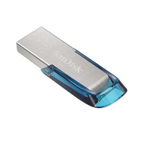 Накопичувач SanDisk Flair 128GB USB 3.0 Blue (SDCZ73-128G-G46B) купити в Україні: Київ, Львів, Хмельницький, Тернопіль, Івано-Франківськ | Низька ціна, відгуки, характеристики від TELEMART фото