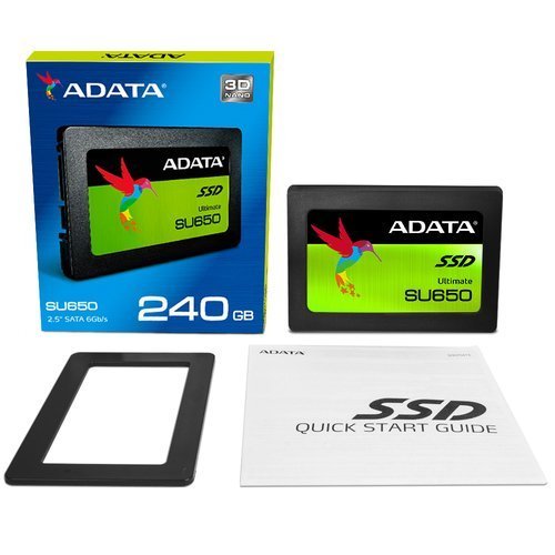 Продати SSD-диск ADATA Ultimate SU650 3D NAND TLC 240GB 2.5" (ASU650SS-240GT-C) за Trade-In у інтернет-магазині Телемарт - Київ, Дніпро, Україна фото