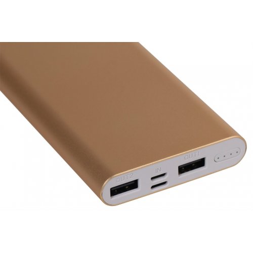 Купити Powerbank Nomi E100 10000mAh Gold - ціна в Києві, Львові, Вінниці, Хмельницькому, Франківську, Україні | інтернет-магазин TELEMART.UA фото