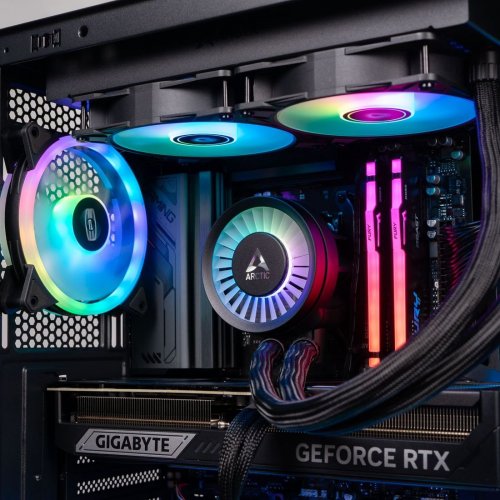 Комп'ютер HEXO Gaming RTX5070 Pro (HGB-7700N5070-D532S1TBK) Black купити в Україні: Київ, Львів, Хмельницький, Тернопіль | Низька ціна, відгуки, характеристики від TELEMART фото