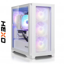 Комп'ютер HEXO Gaming TwinFront Pro+ (HGP-TF8400FN4060-D532S1TWH) White / AMD Ryzen 5 8400F (4.2-4.7), 6 ядер / RTX 4060 / 32 ГБ (DDR5) / 1024 ГБ (SSD)
