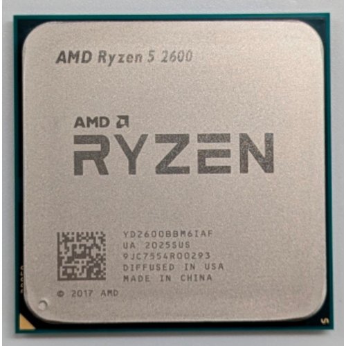 Процесор AMD Ryzen 5 2600 3.4(3.9)GHz 16MB sAM4 Tray (YD2600BBM6IAF) (Відновлено продавцем, 754136) купити з перевіркою сумісності: огляд, характеристики, ціна у Києві, Львові, Вінниці, Хмельницькому, Івано-Франківську, Україні | інтернет-магазин TELEMART.UA фото