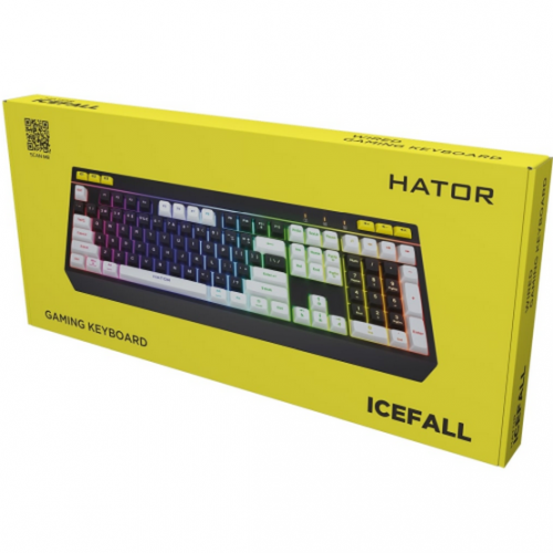 Купити Клавіатура HATOR Icefall EN (HTK400US) Black/White - ціна в Києві, Львові, Вінниці, Хмельницькому, Франківську, Україні | інтернет-магазин TELEMART.UA фото