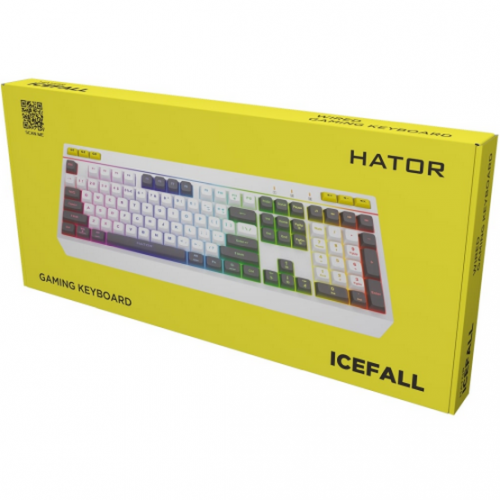 Фото Клавіатура HATOR Icefall (HTK405US) White