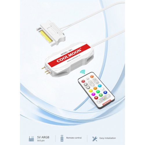 Купить Контроллер Coolmoon SK1 ARGB Black - цена в Харькове, Киеве, Днепре, Одессе
в интернет-магазине Telemart фото