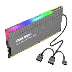 Радіатор для ОЗП Coolmoon RA1 ARGB Grey