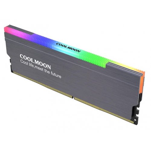 Купить Радиатор для ОЗУ Coolmoon RA1 ARGB Grey - цена в Харькове, Киеве, Днепре, Одессе
в интернет-магазине Telemart фото