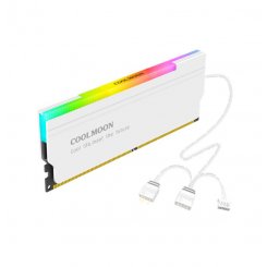 Радіатор для ОЗП Coolmoon RA1 ARGB White