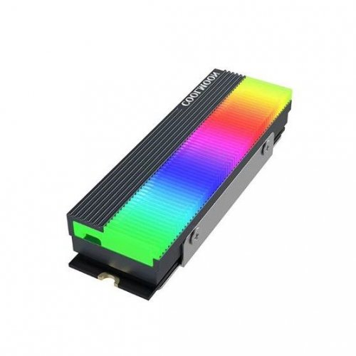 Купить Радиатор Coolmoon M2A ARGB M.2 SSD Radiator Black - цена в Харькове, Киеве, Днепре, Одессе
в интернет-магазине Telemart фото