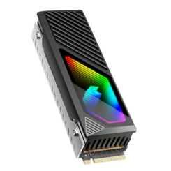 Радиатор Coolmoon M2F ARGB M.2 SSD Radiator Black