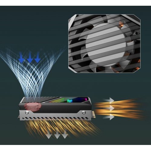 Купить Радиатор Coolmoon M2F ARGB M.2 SSD Radiator White - цена в Харькове, Киеве, Днепре, Одессе
в интернет-магазине Telemart фото