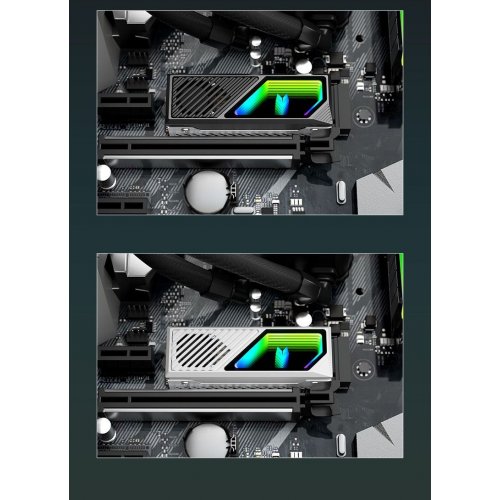 Купить Радиатор Coolmoon M2F ARGB M.2 SSD Radiator White - цена в Харькове, Киеве, Днепре, Одессе
в интернет-магазине Telemart фото