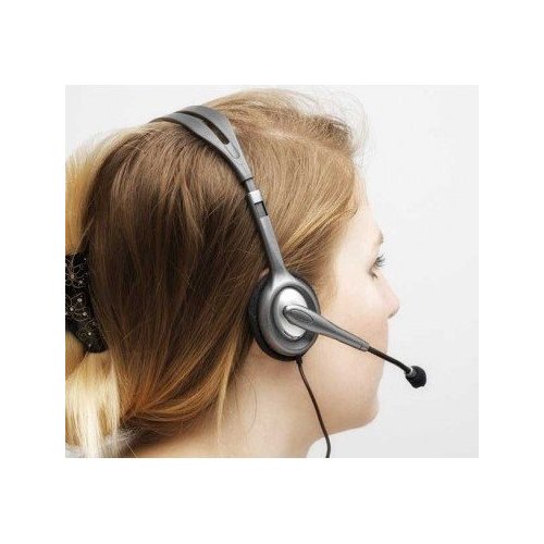 Купити Навушники Logitech H111 Stereo Headset (L981-000593) Black - ціна в Києві, Львові, Вінниці, Хмельницькому, Франківську, Україні | інтернет-магазин TELEMART.UA фото
