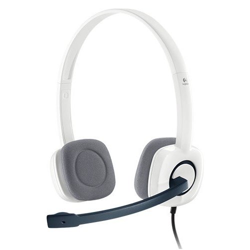 Купить Наушники Logitech H150 Stereo Headset (L981-000350) White - цена в Харькове, Киеве, Днепре, Одессе
в интернет-магазине Telemart фото