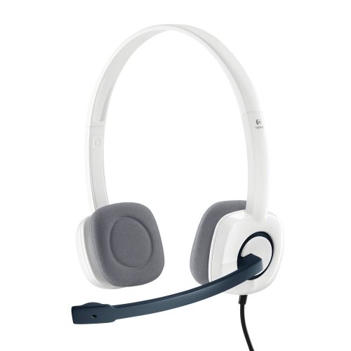 Купити Навушники Logitech H150 Stereo Headset (L981-000350) White - ціна в Києві, Львові, Вінниці, Хмельницькому, Франківську, Україні | інтернет-магазин TELEMART.UA фото