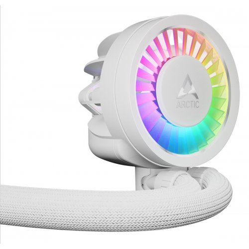Готова СВО Arctic Liquid Freezer III Pro 360 A-RGB (ACFRE00188A) White купити з перевіркою сумісності: огляд, характеристики, ціна у Києві, Львові, Вінниці, Хмельницькому, Івано-Франківську, Україні | інтернет-магазин TELEMART.UA фото