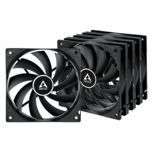 Набір кулерів для корпусу Arctic F12 PWM (5-Fan pack) (ACFAN00145A) Black купити з перевіркою сумісності: огляд, характеристики, ціна у Києві, Львові, Вінниці, Хмельницькому, Івано-Франківську, Україні | інтернет-магазин TELEMART.UA фото