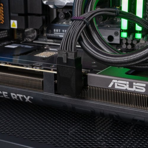 Купити Адаптер EVOLVE 12VHPWR Connector 90-Degree (EV-A16P90-BK) Black - ціна в Києві, Львові, Вінниці, Хмельницькому, Франківську, Україні | інтернет-магазин TELEMART.UA фото