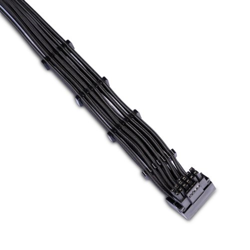 Купити Кабель живлення для відеокарти EVOLVE 4 х 8 pin to 12VHPWR PCIe 5.0 90-Degree (EV-4816P90-BK) Black - ціна в Києві, Львові, Вінниці, Хмельницькому, Франківську, Україні | інтернет-магазин TELEMART.UA фото