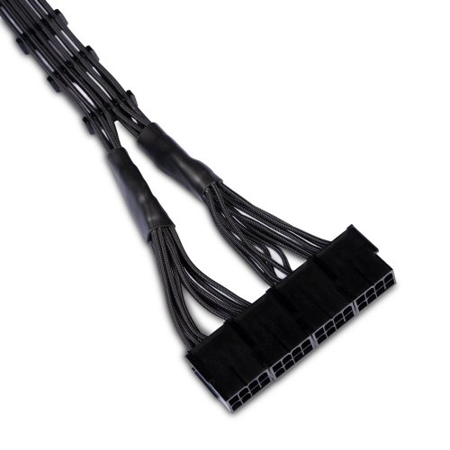 Купити Кабель живлення для відеокарти EVOLVE 4 х 8 pin to 12VHPWR PCIe 5.0 90-Degree (EV-4816P90-BK) Black - ціна в Києві, Львові, Вінниці, Хмельницькому, Франківську, Україні | інтернет-магазин TELEMART.UA фото