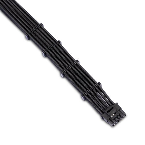 Купити Кабель живлення для відеокарти EVOLVE 4 х 8 pin to 12VHPWR PCIe 5.0 (EV-4816P180-BK) Black - ціна в Києві, Львові, Вінниці, Хмельницькому, Франківську, Україні | інтернет-магазин TELEMART.UA фото