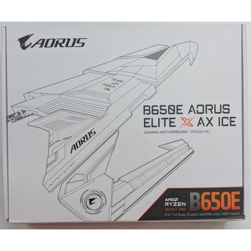 Купить Материнская плата Gigabyte B650E AORUS ELITE X AX ICE (sAM5, AMD B650) (Восстановлено продавцом, 755804) с проверкой совместимости: обзор, характеристики, цена в Киеве, Днепре, Одессе, Харькове, Украине | интернет-магазин TELEMART.UA фото