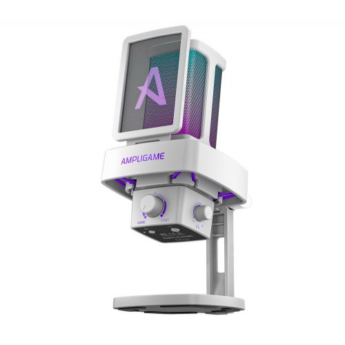 Купити Мікрофон Fifine Ampligame Q8 Pro USB White - ціна в Києві, Львові, Вінниці, Хмельницькому, Франківську, Україні | інтернет-магазин TELEMART.UA фото