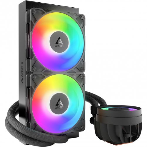 Готова СВО Arctic Liquid Freezer III Pro 240 A-RGB (ACFRE00182A) Black купити з перевіркою сумісності: огляд, характеристики, ціна у Києві, Львові, Вінниці, Хмельницькому, Івано-Франківську, Україні | інтернет-магазин TELEMART.UA фото