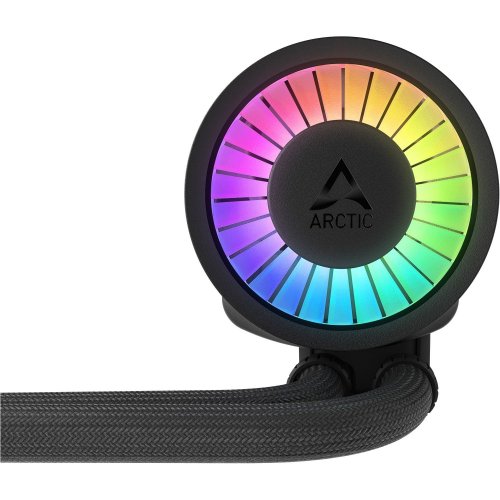 Готова СВО Arctic Liquid Freezer III Pro 240 A-RGB (ACFRE00182A) Black купити з перевіркою сумісності: огляд, характеристики, ціна у Києві, Львові, Вінниці, Хмельницькому, Івано-Франківську, Україні | інтернет-магазин TELEMART.UA фото