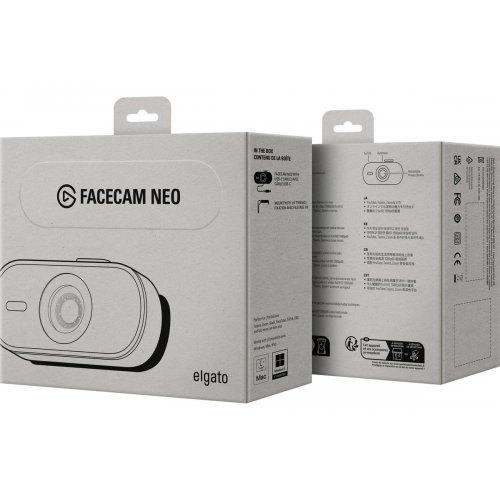 Купить Веб-камера Elgato Facecam Neo HDR AF (10WAE9901) White - цена в Харькове, Киеве, Днепре, Одессе
в интернет-магазине Telemart фото