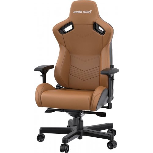 Ігрове крісло Anda Seat Kaiser 2 XL (AD12XL-07-K-PV-K01) Brown купити в Україні: Київ, Львів, Хмельницький, Тернопіль, Івано-Франківськ | Низька ціна, відгуки, характеристики від TELEMART фото
