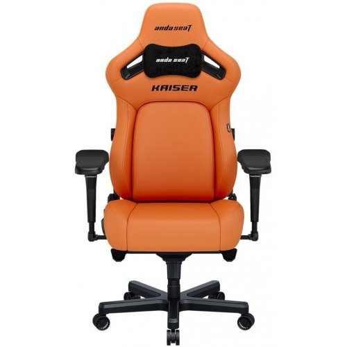 Ігрове крісло Anda Seat Kaiser 4 L (AD12YDDC-L-20-O-PV/C) Orange купити в Україні: Київ, Львів, Хмельницький, Тернопіль, Івано-Франківськ | Низька ціна, відгуки, характеристики від TELEMART фото