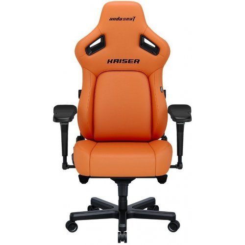 Ігрове крісло Anda Seat Kaiser 4 L (AD12YDDC-L-20-O-PV/C) Orange купити в Україні: Київ, Львів, Хмельницький, Тернопіль, Івано-Франківськ | Низька ціна, відгуки, характеристики від TELEMART фото