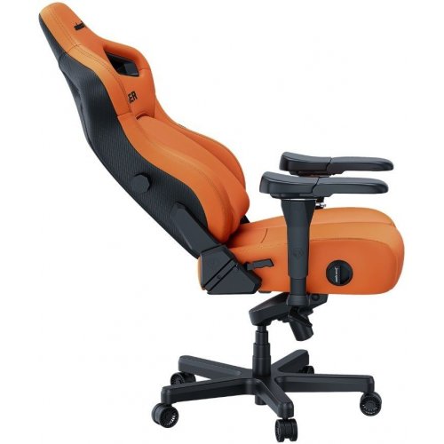 Ігрове крісло Anda Seat Kaiser 4 L (AD12YDDC-L-20-O-PV/C) Orange купити в Україні: Київ, Львів, Хмельницький, Тернопіль, Івано-Франківськ | Низька ціна, відгуки, характеристики від TELEMART фото