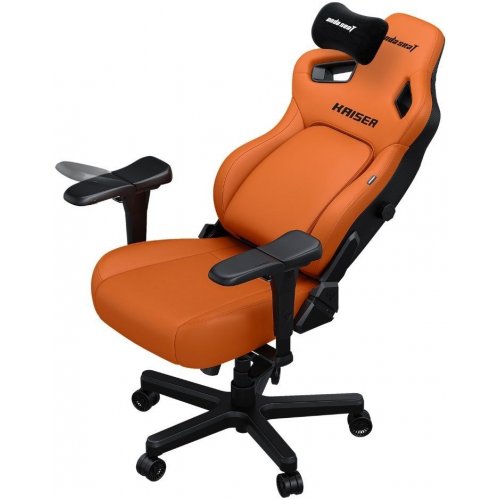 Ігрове крісло Anda Seat Kaiser 4 L (AD12YDDC-L-20-O-PV/C) Orange купити в Україні: Київ, Львів, Хмельницький, Тернопіль, Івано-Франківськ | Низька ціна, відгуки, характеристики від TELEMART фото