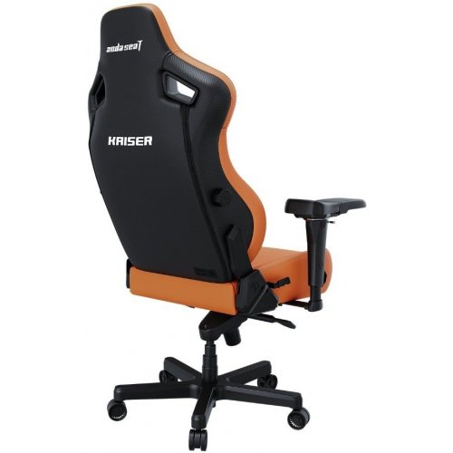 Ігрове крісло Anda Seat Kaiser 4 L (AD12YDDC-L-20-O-PV/C) Orange купити в Україні: Київ, Львів, Хмельницький, Тернопіль, Івано-Франківськ | Низька ціна, відгуки, характеристики від TELEMART фото