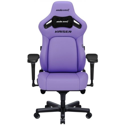 Игровое кресло Anda Seat Kaiser 4 L (AD12YDDC-L-20-V-PV/C) Purple купить в Украине: Киев, Днепр, Харьков, Одесса  | Низкая цена, отзывы, характеристики от TELEMART фото