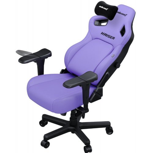 Игровое кресло Anda Seat Kaiser 4 L (AD12YDDC-L-20-V-PV/C) Purple купить в Украине: Киев, Днепр, Харьков, Одесса  | Низкая цена, отзывы, характеристики от TELEMART фото
