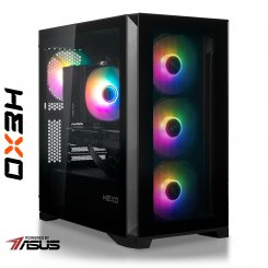 Комп'ютер HEXO Gaming TwinFront Pro+ (HGP-TF5600N5060-D432S1TBK) Black / AMD Ryzen 5 5600 (3.5-4.4), 6 ядер / RTX 5060 / 32 ГБ (DDR4) / 1024 ГБ (SSD)