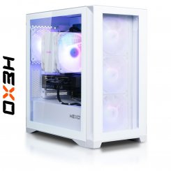 Компьютер HEXO Gaming TwinFront Pro+ (HGP-TF7500FN5060-D532S1TWH) White / AMD Ryzen 5 7500F (3.7-5.0), 6 ядер / RTX 5060 / 32 ГБ (DDR5) / 1024 ГБ (SSD)