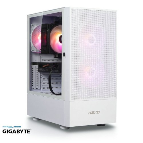 Купить Компьютер HEXO Gaming RTX5060 Pro+ (HGP-8400FN5060-32S1TWH) White - цена в Харькове, Киеве, Днепре, Одессе
в интернет-магазине Telemart фото