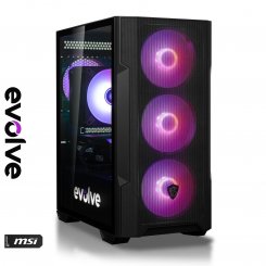 Комп'ютер EVOLVE PoweredBy MSI 5H+ (EVPBM-G5HR750FN506-D532S1TBK) Black / AMD Ryzen 5 7500F (3.7-5.0), 6 ядер / RTX 5060 / 32 ГБ (DDR5) / 1024 ГБ (SSD)