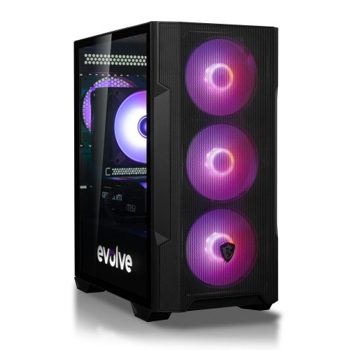 Компьютер EVOLVE PoweredBy MSI 5H+ (EVPBM-G5HR750FN506-D532S1TBK) Black купить в Украине: Киев, Днепр, Харьков, Одесса  | Низкая цена, отзывы, характеристики от TELEMART фото