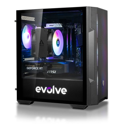 Компьютер EVOLVE PoweredBy MSI 5H+ (EVPBM-G5HR750FN506-D532S1TBK) Black купить в Украине: Киев, Днепр, Харьков, Одесса  | Низкая цена, отзывы, характеристики от TELEMART фото