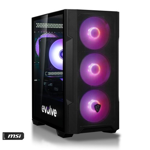 Купити Комп'ютер EVOLVE PoweredBy MSI 8H+ (EVPBM-G8HR840FN506T-D532S1TBK) Black - ціна в Києві, Львові, Вінниці, Хмельницькому, Франківську, Україні | інтернет-магазин TELEMART.UA фото