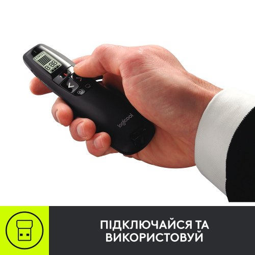 Миша Logitech R700 (910-003506) Black купити в Україні: Київ, Львів, Хмельницький, Тернопіль, Івано-Франківськ | Низька ціна, відгуки, характеристики від TELEMART фото