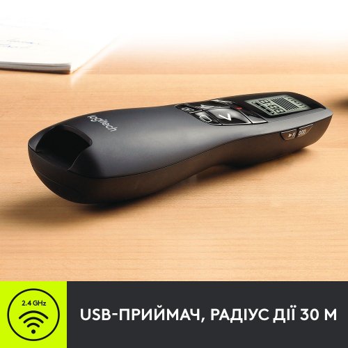 Миша Logitech R700 (910-003506) Black купити в Україні: Київ, Львів, Хмельницький, Тернопіль, Івано-Франківськ | Низька ціна, відгуки, характеристики від TELEMART фото