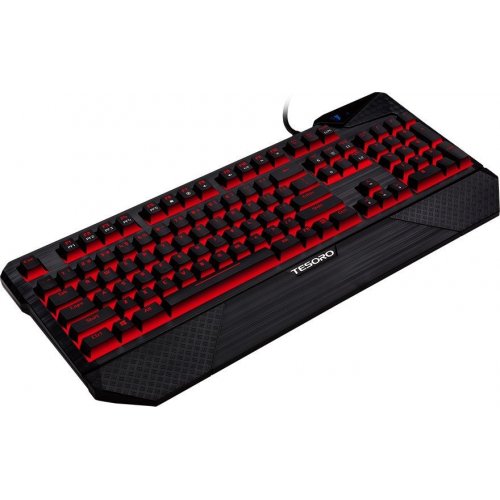 Клавіатура Tesoro Durandal Ultimate V2 Blue Switch (TS-G1NL-V2-BL) Black купити в Україні: Київ, Львів, Хмельницький, Тернопіль, Івано-Франківськ | Низька ціна, відгуки, характеристики від TELEMART фото